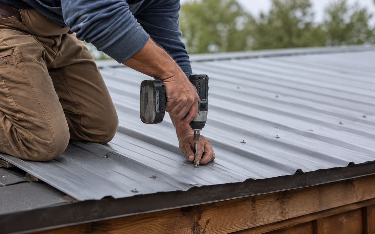 Shed roof repair contractor